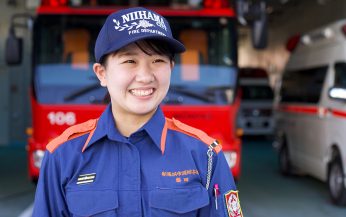 市民インタビュー更新しました！「新居浜で4人目の女性消防士」